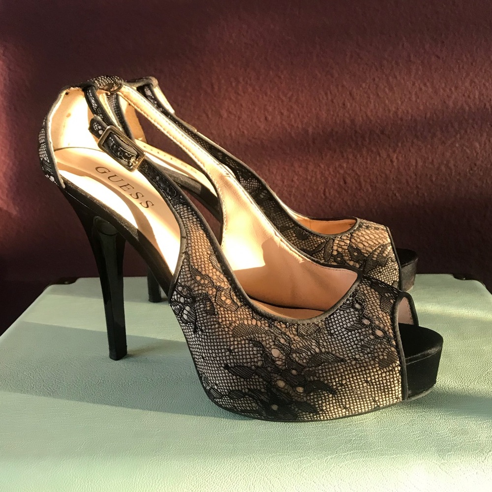 Guess lace heels